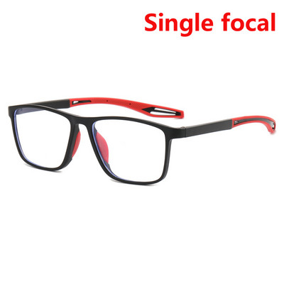 Multifokaalsed progresseeruvad lugemisprillid naistele, meestele, TR90 raamiga, sinise valguse vastane spordi bifokaalsed presbüoopia dioptriga prillid