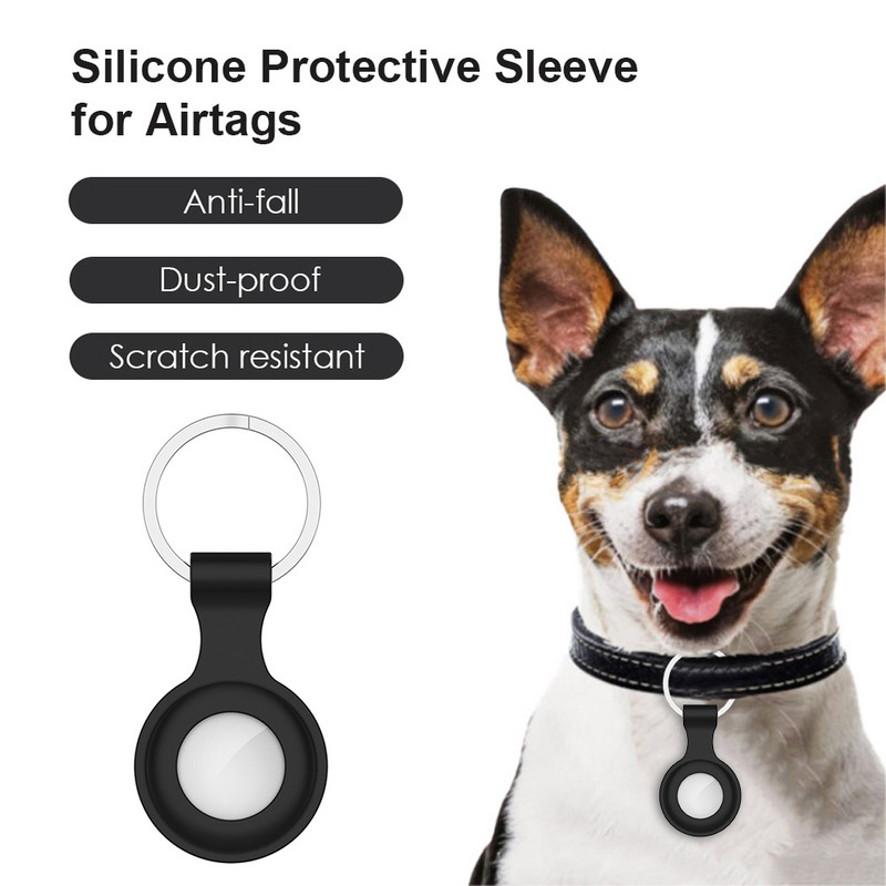 1vnt silikono lokatoriaus sekimo dėklas, skirtas oro žymėms odai, apsaugantis nuo įbrėžimų, dulkių dangtelis, atsparus įbrėžimams