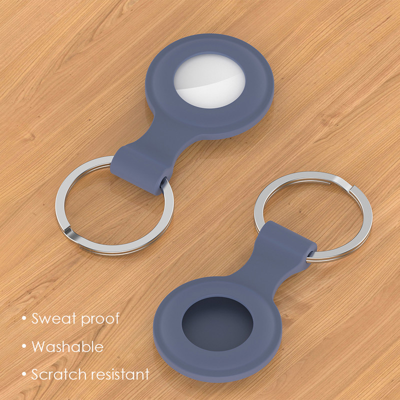 1vnt silikono lokatoriaus sekimo dėklas, skirtas oro žymėms odai, apsaugantis nuo įbrėžimų, dulkių dangtelis, atsparus įbrėžimams