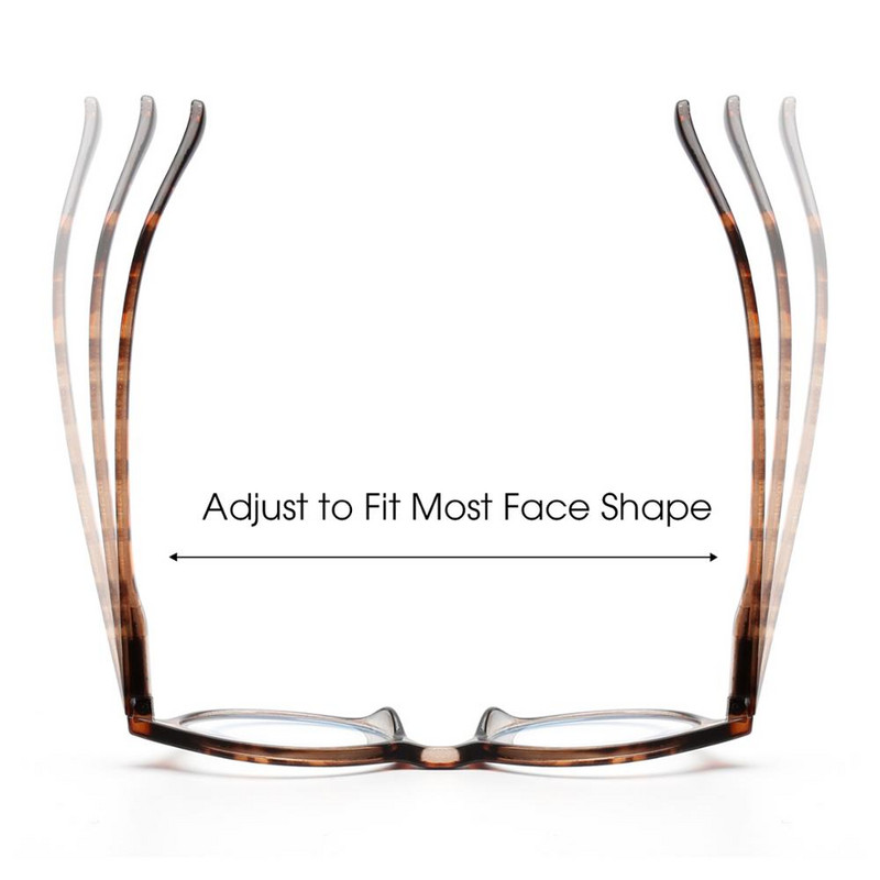 JM Vintage okrugle naočale za čitanje Ženske Demi proljetne naočale sa šarkama za čitače Muškarci Žene