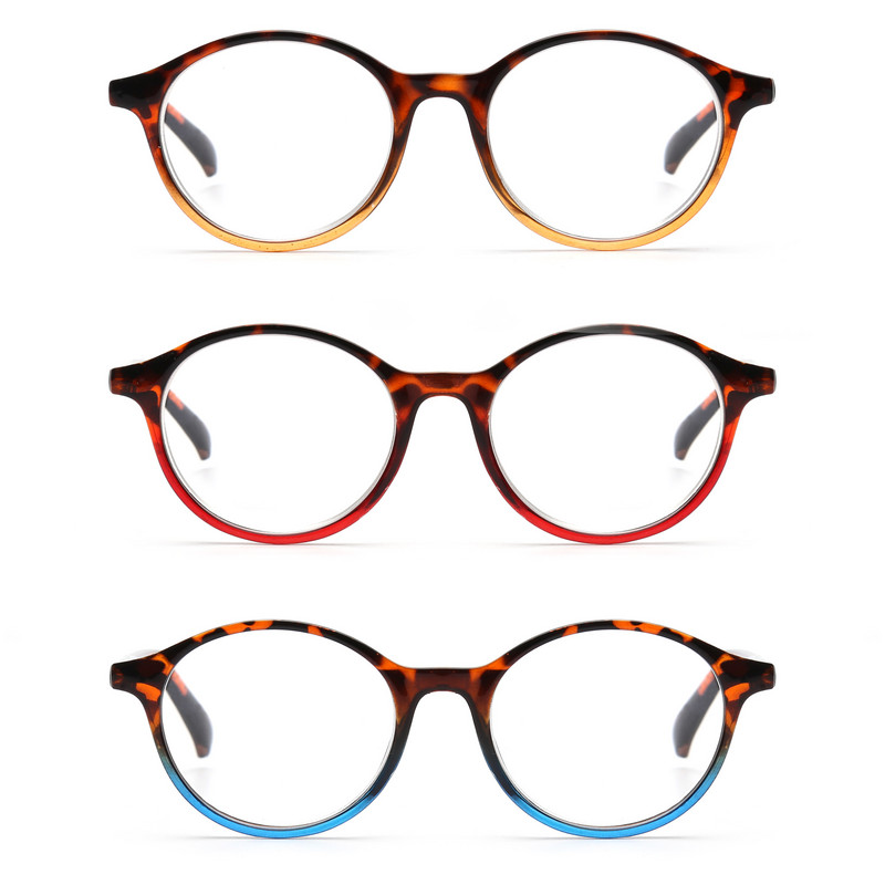 JM Vintage okrugle naočale za čitanje Ženske Demi proljetne naočale sa šarkama za čitače Muškarci Žene