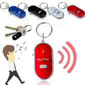 Kontrola zvuka Lost Key Finder Locator Keychain LED Light Torch Mini prijenosna zviždaljka Key Finder Na skladištu 11