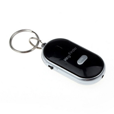 Kontrola zvuka Lost Key Finder Locator Keychain LED Light Torch Mini prijenosna zviždaljka Key Finder Na skladištu 11