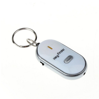 Kontrola zvuka Lost Key Finder Locator Keychain LED Light Torch Mini prijenosna zviždaljka Key Finder Na skladištu 11