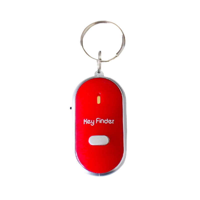Kontrola zvuka Lost Key Finder Locator Keychain LED Light Torch Mini prijenosna zviždaljka Key Finder Na skladištu 11