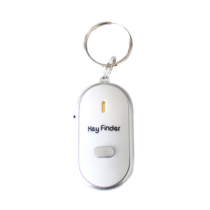 Kontrola zvuka Lost Key Finder Locator Keychain LED Light Torch Mini prijenosna zviždaljka Key Finder Na skladištu 11