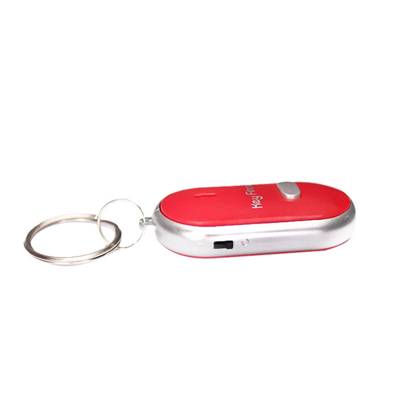 Kontrola zvuka Lost Key Finder Locator Keychain LED Light Torch Mini prijenosna zviždaljka Key Finder Na skladištu 11