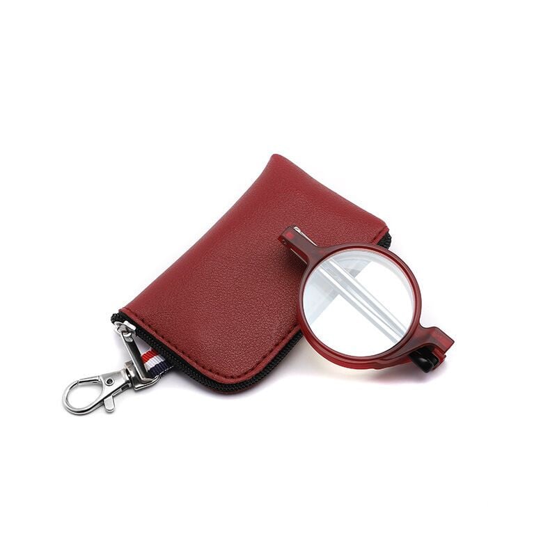 IENJOY Στρογγυλά Μόδα Πτυσσόμενα Γυαλιά Ανάγνωσης Γυναικεία Γυαλιά Οράσεως Μπλε Φωτός Ανδρικά gafas de lectura with Case 1.0 2.0