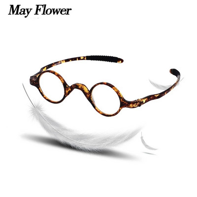 Good Sight TR90 Samrt Reading Glasses Portable Anti Blue Retro Fashion Eyewear Mens Round Glasses Eyewear Readers+1.5+2+3.5+4