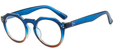 Naočale za čitanje protiv plavog svjetla Muške naočale s povećalom Focus Okrugli okviri Muške vintage naočale za dalekovidnost +1 +2 +3 +6 Lesebril