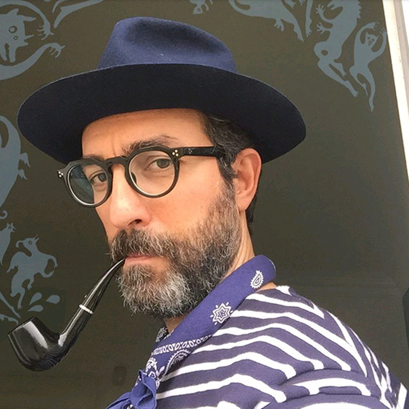 Naočale za čitanje protiv plavog svjetla Muške naočale s povećalom Focus Okrugli okviri Muške vintage naočale za dalekovidnost +1 +2 +3 +6 Lesebril