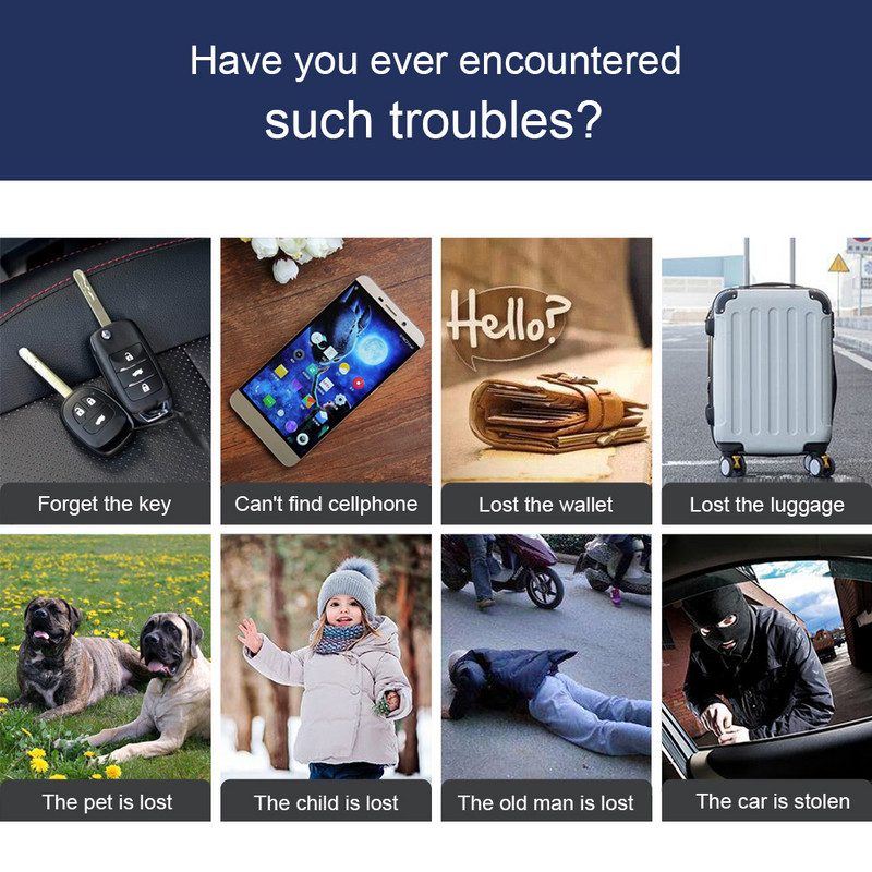 Bluetooth Key Finder Smart Anti Lost Device GPS Locator Tracker Tag iTag Alarm Localizado for Kids Pet Ps Cat Wallet Bag