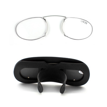 Γυναικεία γυαλιά ανάγνωσης συνταγογραφούμενα γυαλιά ανδρικά κλιπ μύτης σε μίνι γυαλιά ανάγνωσης με θήκη