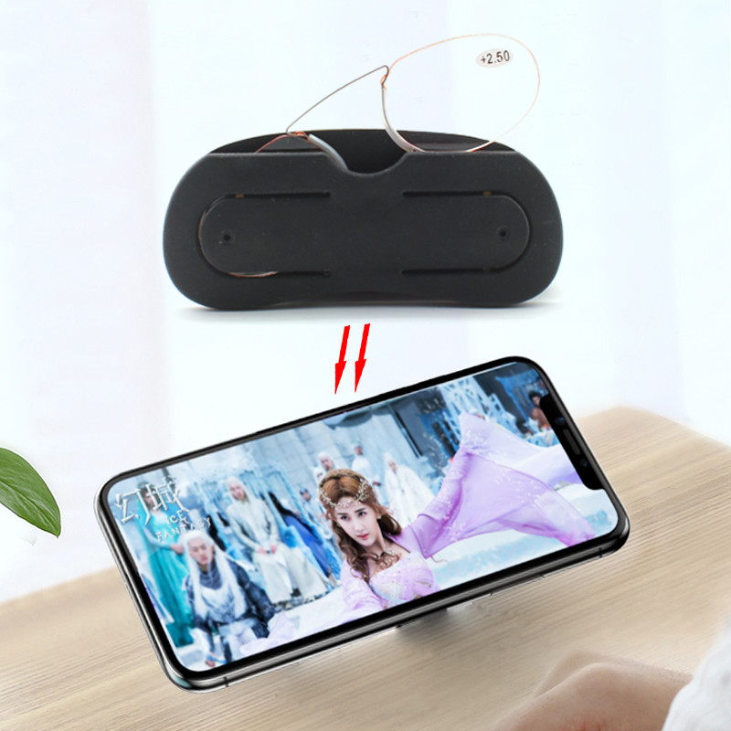 Ženske naočale za čitanje Dioptrijske naočale Muške kopče za nos na mini naočalama za čitanje s futrolom