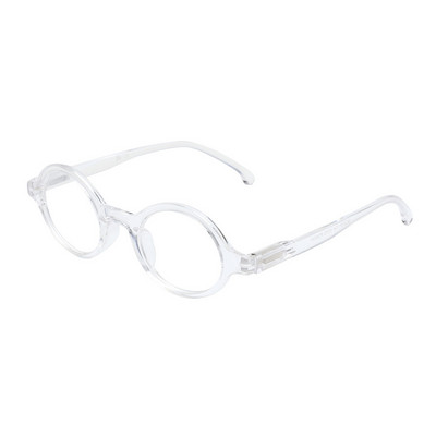 Okrugle naočale za čitanje JM Spring Hinge Žene Muškarci Dioptrijsko povećalo Naočale za dalekovidnost Crne +0,5 +6