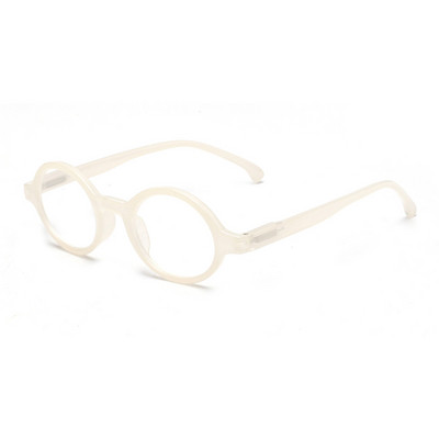 Okrugle naočale za čitanje JM Spring Hinge Žene Muškarci Dioptrijsko povećalo Naočale za dalekovidnost Crne +0,5 +6