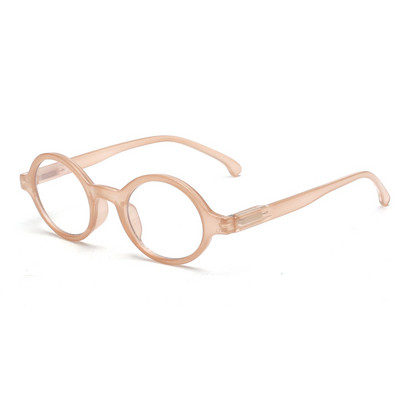 Okrugle naočale za čitanje JM Spring Hinge Žene Muškarci Dioptrijsko povećalo Naočale za dalekovidnost Crne +0,5 +6