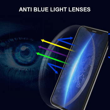 YOOSKE Ανδρικά επαγγελματικά γυαλιά ανάγνωσης Anti Blue Light Blocking Resin Plus Diopter Συνταγογραφικοί φακοί γυαλιών +1,00 έως +4,00