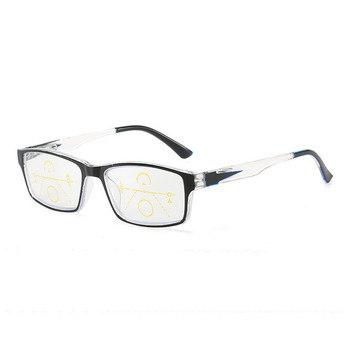 iboode Progressive Мъжки очила за четене Мултифокални анти сини лъчи Пробиопични очила Блокиране на синя светлина +1,0 1,50 2,0 2,5 3,0 3,5