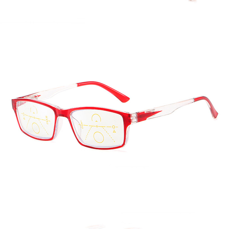 iboode Progressive Vyriški skaitymo akiniai Multifocal Anti Blue Rays Probyopic akiniai Mėlynos šviesos blokavimas +1,0 1,50 2,0 2,5 3,0 3,5