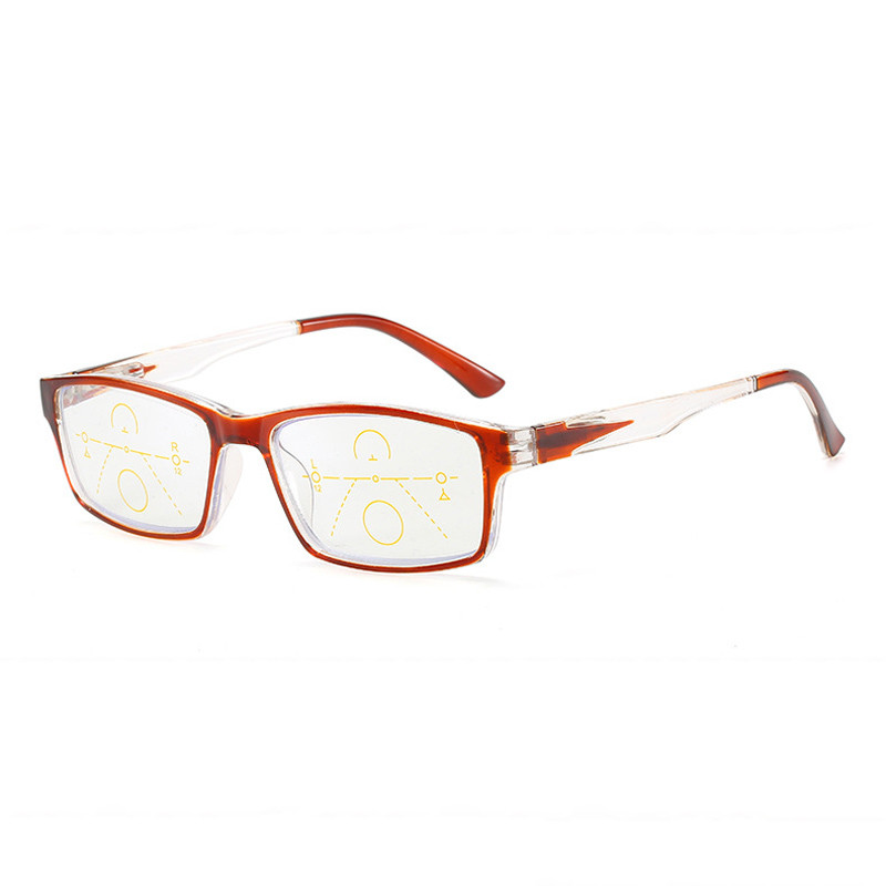 iboode Progressive Vyriški skaitymo akiniai Multifocal Anti Blue Rays Probyopic akiniai Mėlynos šviesos blokavimas +1,0 1,50 2,0 2,5 3,0 3,5