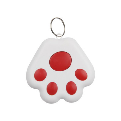 Mini Dog Paw GPS Tracker Bluetooth Anti-Lost Alarm GPS Locator Pametni novčanik Key Finder Tag Keychain Pet Dog Child Tracker