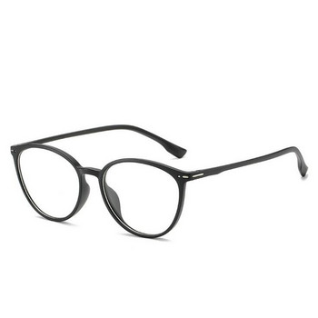 Ρετρό λογοτεχνικά φινιρισμένα γυαλιά μυωπίας Γυναικεία Ultralight TR90 Oval Clear Lens Μυωπικά γυαλιά -0,5 -1,0 έως -6,0