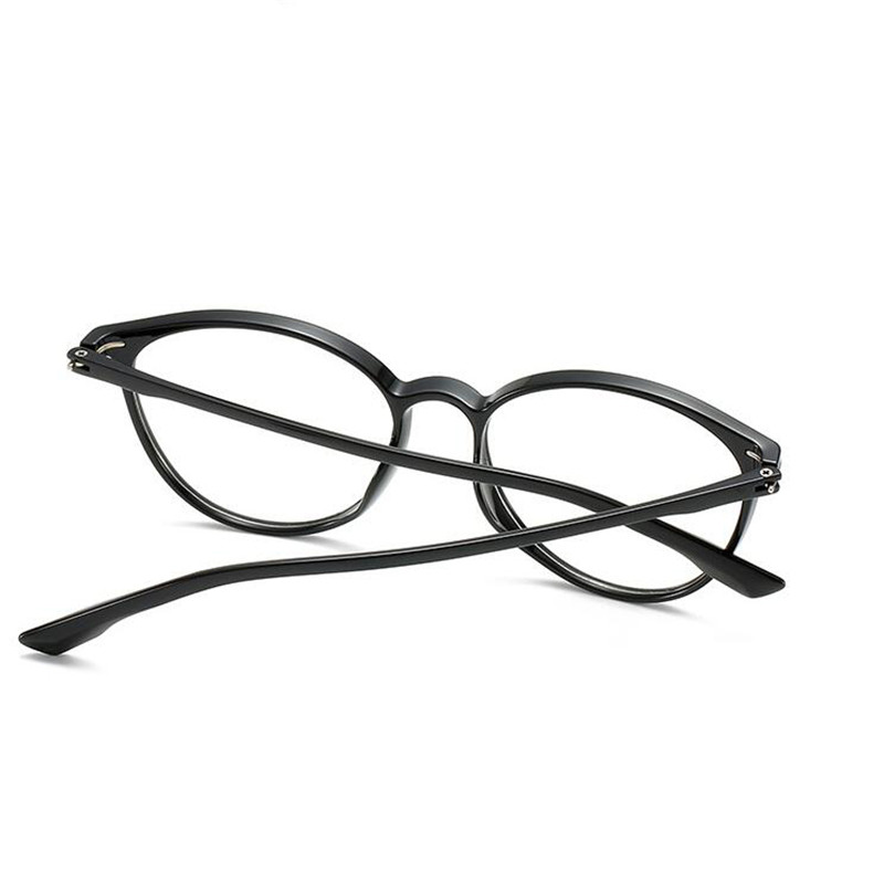 Retro književno završene naočale za kratkovidnost Ženske ultralake TR90 ovalne prozirne leće Kratkovidne naočale -0,5 -1,0 do -6,0