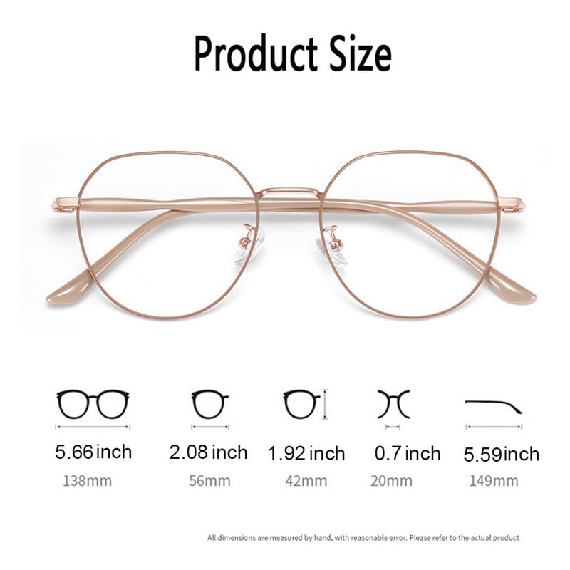 FNCXGE Női Férfi Kék Kék ellenes Fényes Rövidlátás Szemüvegek Rövidlátó szemüvegek Receptív szemüveg-1,0-1,5-2,0-2,5-3,0-3,5