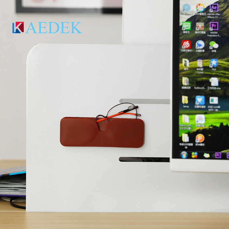 KAEDEK Moteriški vyriški akiniai skaitymui Nešiojami maži akiniai iki ligšiolinio amžiaus, hiperopijos didinamieji akiniai, metaliniai vyriai, regėjimo priežiūra