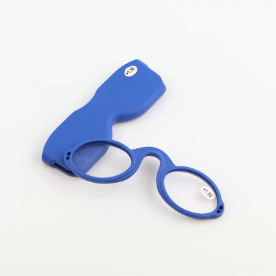 Sighttoo mini novčanik prijenosne kopče za nos naočale za čitanje za muškarce žene TR visokokvalitetne plastične naočale za čitanje bez nogu s futrolom