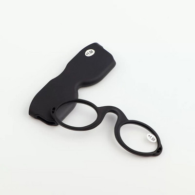 Sighttoo mini novčanik prijenosne kopče za nos naočale za čitanje za muškarce žene TR visokokvalitetne plastične naočale za čitanje bez nogu s futrolom