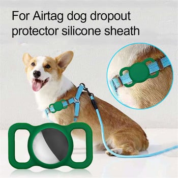 1 τεμ. για Apple Airtag Θήκη Dog Cat Collar Gps Finder Πολύχρωμη φωτεινή προστατευτική θήκη σιλικόνης για Apple Air Tag Tracker Case