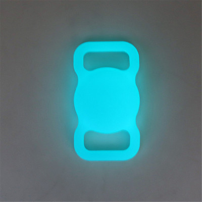 1 kom za Apple Airtag Case Ogrlica za pse i mačke GPS Finder Šarena svjetleća zaštitna silikonska futrola za Apple Air Tag Tracker slučaj