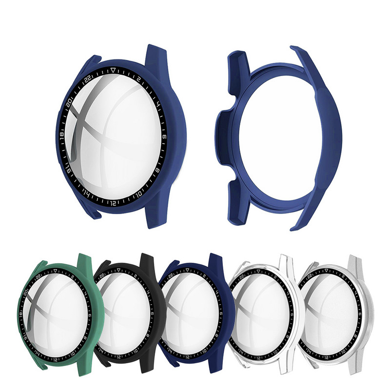 Προστατευτική θήκη για Αξεσουάρ Huawei Watch GT 2 46mm/42mm Πλήρης κάλυψη Bumper Screen Tempered Protector gt2 46mm 42mm Κάλυμμα