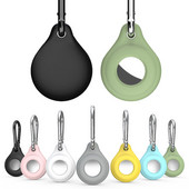 „Apple Airtags“ dėklo dangtelis Skystas silikonas, apsauginis apvalkalas, stebėjimo priemonė Priedai, apsaugantys nuo įbrėžimų, rankovė, raktų pakabukas, oro žymų dėklas