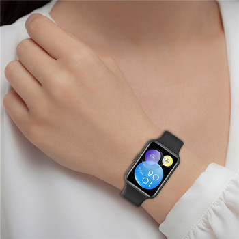 Силиконова каишка за Huawei Watch Fit 2 Резервна каишка за часовник Гривна за китка