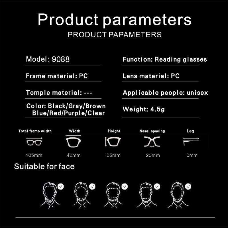 Μίνι κλιπ μύτης σε γυαλί ανάγνωσης για άνδρες για γυναίκες, φορητό φορητό μεγεθυντικό γυαλιά πρεσβυωπίας Γυναικεία γυαλιά