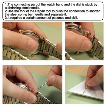 Ρολόι με ελατήρια 8mm-27mm από ανοξείδωτο ατσάλι Καρφίτσες με λουράκι Βραχιόλι Εργαλεία επισκευής Ζώνη ρολογιού Link Pin Αξεσουάρ ζώνης ρολογιού