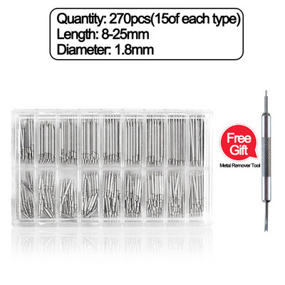 8mm-27mm Opružne šipke od nehrđajućeg čelika Remen za sat Opružne igle Alati za popravak narukvice Remen za sat Vezica Zatik Remen za sat Dodaci