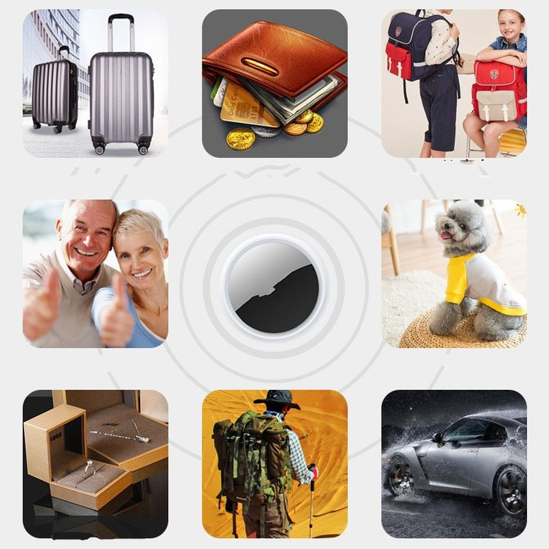 Pametni GPS Tracker Anti-lost Keychain Bluetooth Key Finder Uređaj za praćenje pozicioniranja djece Praćenje kućnih ljubimaca za Airtag Dodaci