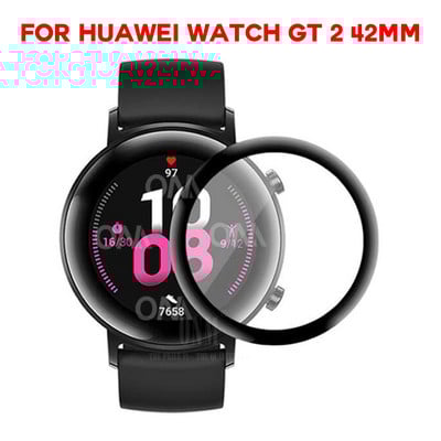 5D ekraanikaitsekile Huawei Watch GT 3 GT3 2 42mm 46mm 3 Pro Smart Watchi pehme kaitsekatte tarvikud (mitte klaasist)