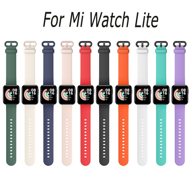 Csereszíj Mi Watch Lite szilikon óraszíj Óraszíj XiaoMi Mi Watch Lite szíjhoz Correa karkötő