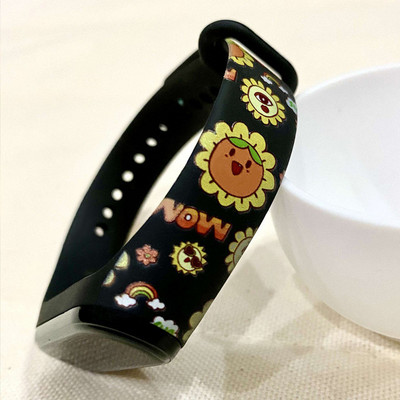 Remen za Xiaomi Mi Band 7 6 5 4 3 Printed narukvica TPU zamjena narukvica za Mi Band 7 6 5 remen za pametni sat