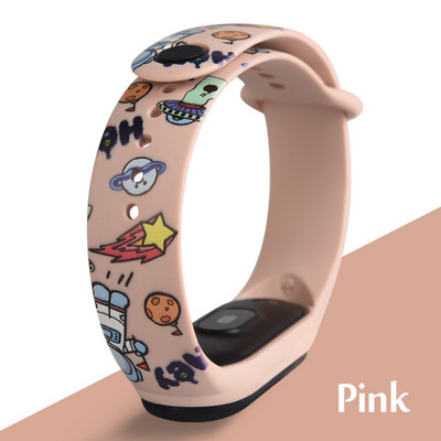 Remen za Xiaomi Mi Band 7 6 5 4 3 Printed narukvica TPU zamjena narukvica za Mi Band 7 6 5 remen za pametni sat
