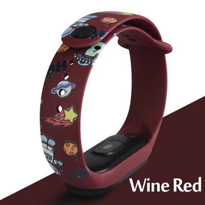 Remen za Xiaomi Mi Band 7 6 5 4 3 Printed narukvica TPU zamjena narukvica za Mi Band 7 6 5 remen za pametni sat