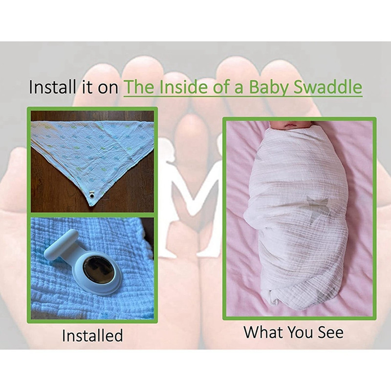 3X laikiklis skirtas Apple Airtag Air Tag Paslėptas GPS seklys vaikams, mažiems vaikams, pagyvenusiems žmonėms, augintiniams, drabužiams,1