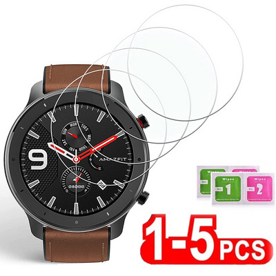 9H премиум закалено стъкло за AMAZFIT GTR 42 мм 47 мм протектор на екрана на интелигентния часовник Фолио Аксесоари за AMAZFIT GTR каишка за часовник