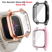 TPU галванизиран калъф Защитен капак за Garmin Venu SQ Garmin Venu SQ Music Bumper Screen Protector