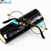 Zilead Retro Anti Blue-ray Στρογγυλά Γυαλιά Ανάγνωσης Γυναικεία & Ανδρικά Χρυσά Ρητίνη Γυαλιά Πρεσβυωπίας Γυαλιά Οράσεως Unisex για Ηλικιωμένους